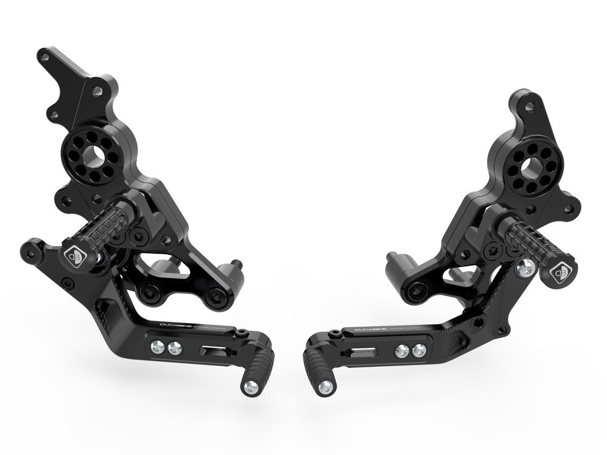 DBK Rearset Adjustable Ducati Hypermotard 950 /RVE 2019-2025 - Adventure Parts