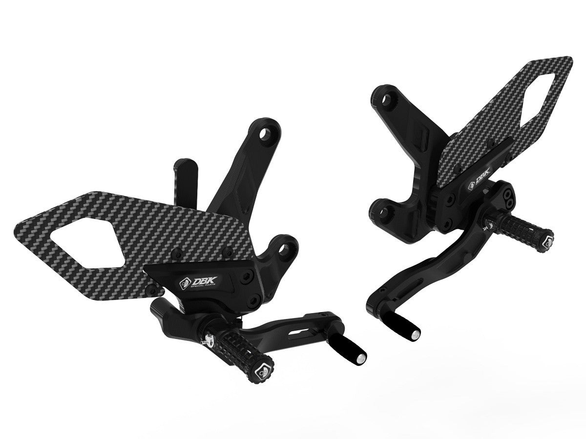 DBK Rearsets Adjustable Pilot Kit KTM 990 Duke 2024-2025