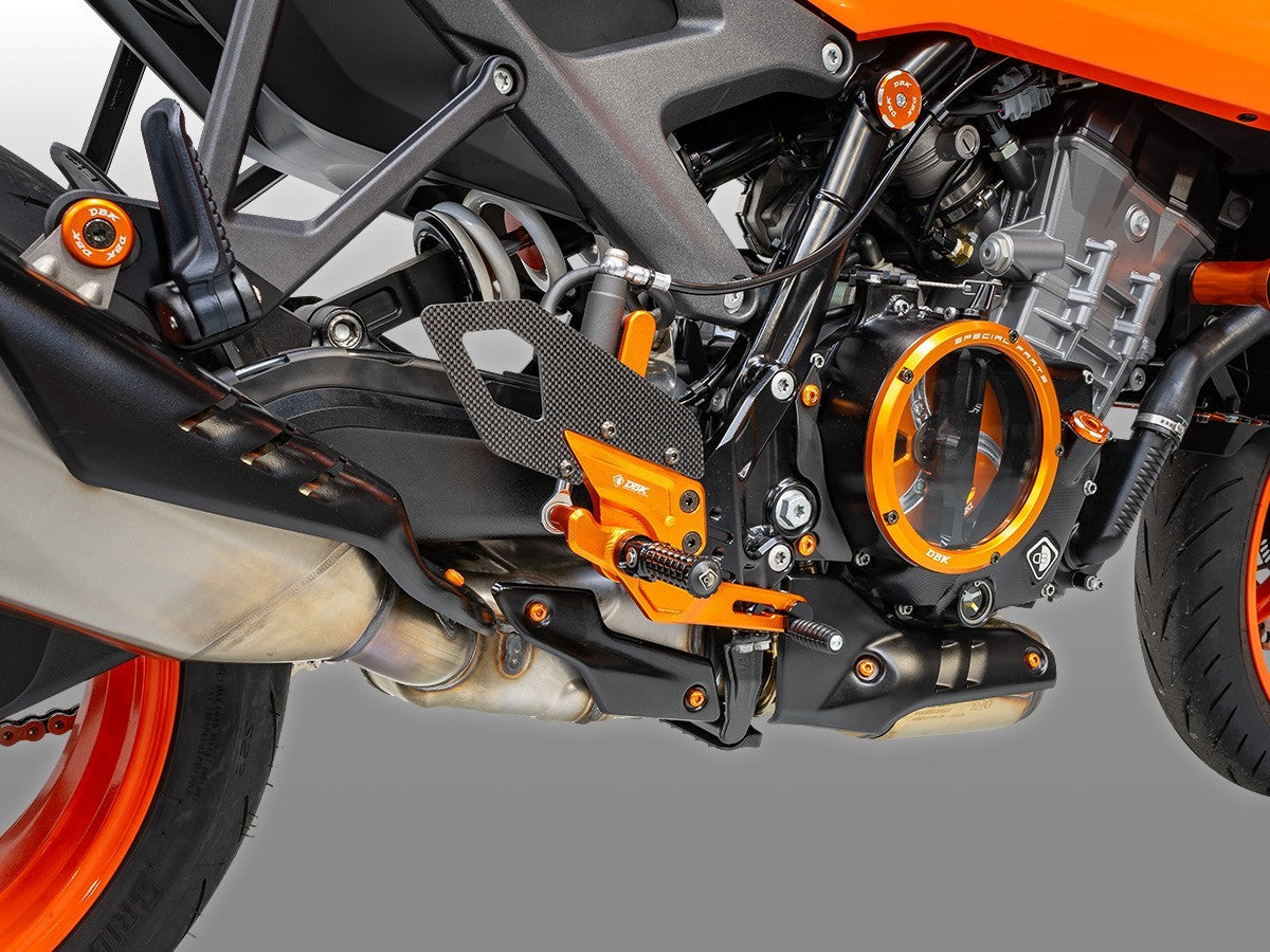 DBK Rearsets Adjustable Pilot Kit KTM 990 Duke 2024-2025