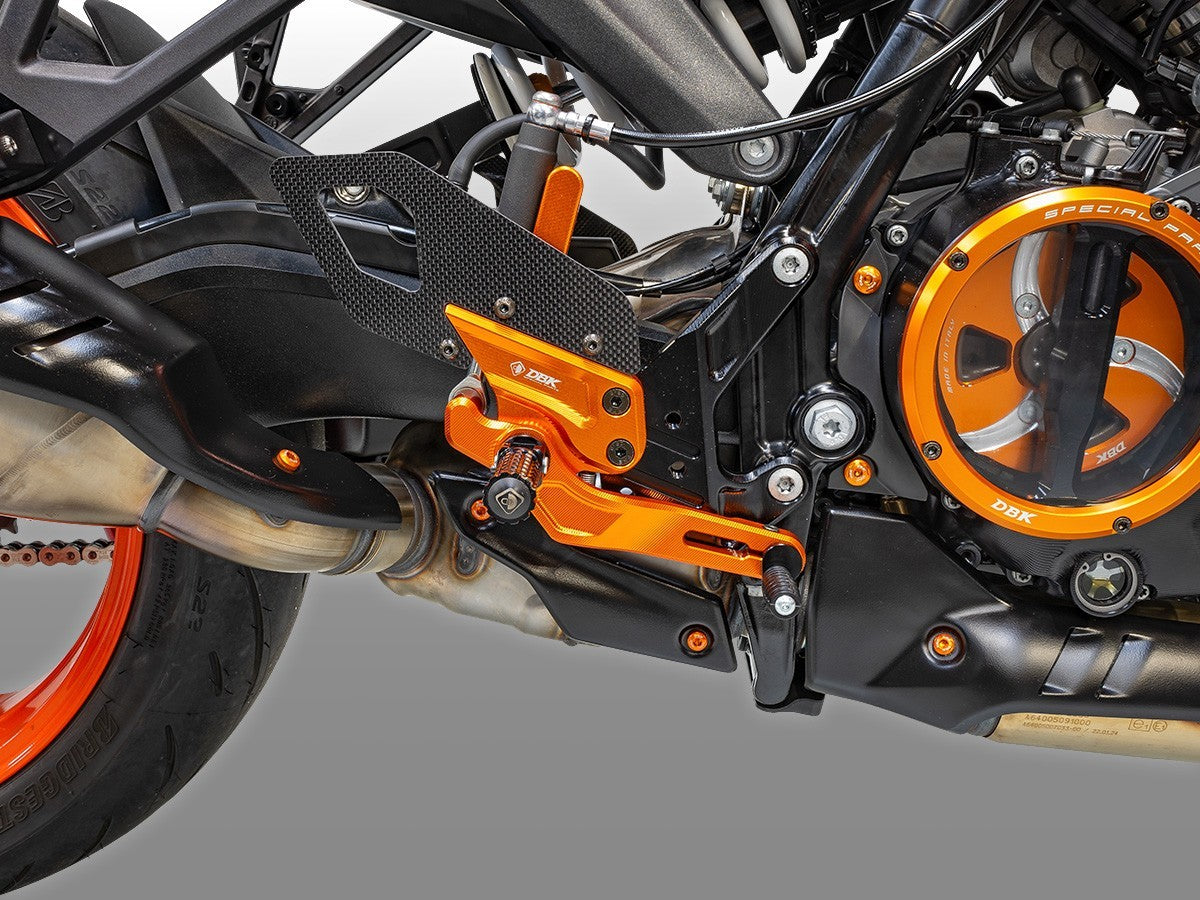 DBK Rearsets Adjustable Pilot Kit KTM 990 Duke 2024-2025