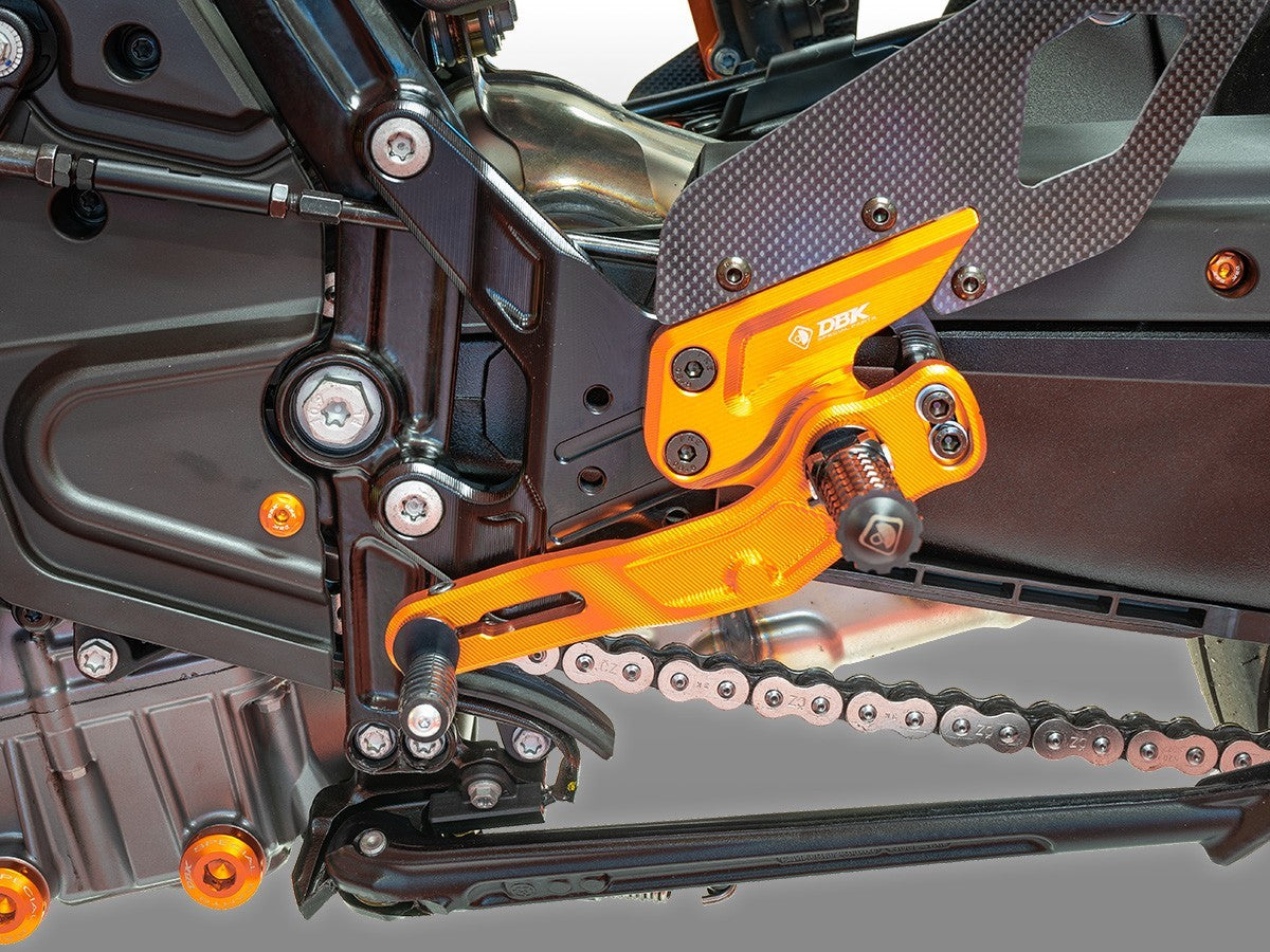 DBK Rearsets Adjustable Pilot Kit KTM 990 Duke 2024-2025