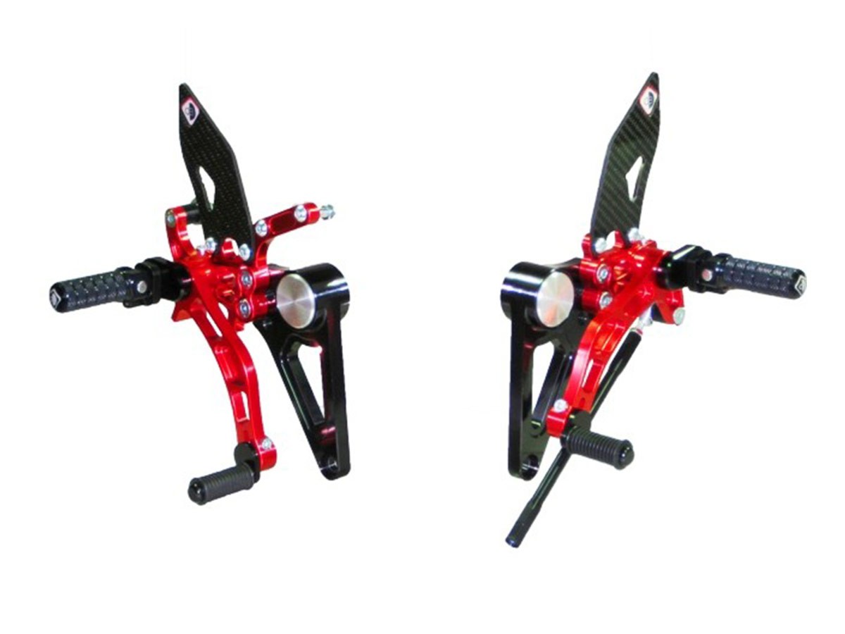 DBK Rearset Pilot Ajustable Ducati Monster 2003-2008 - Adventure Parts