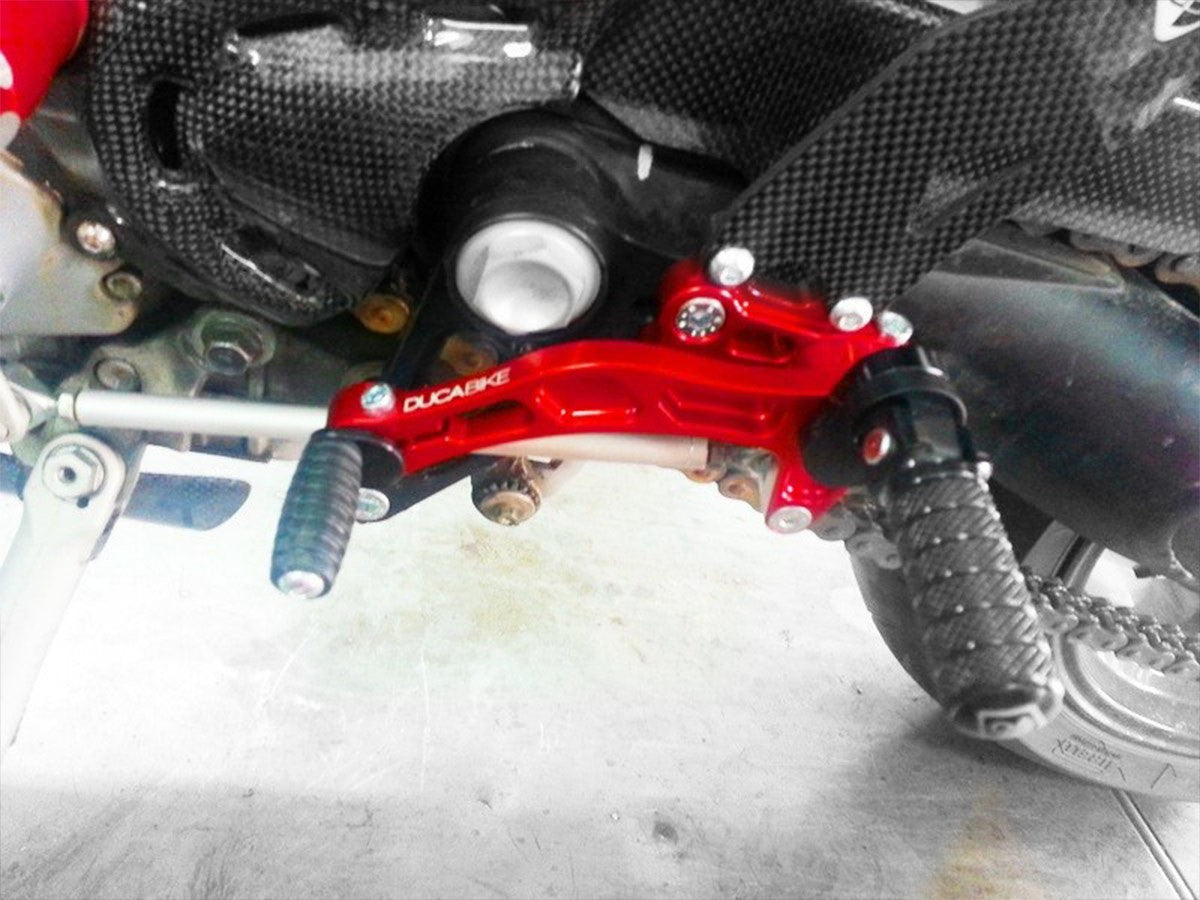 DBK Rearset Pilot Ajustable Ducati Monster 2003-2008 - Adventure Parts