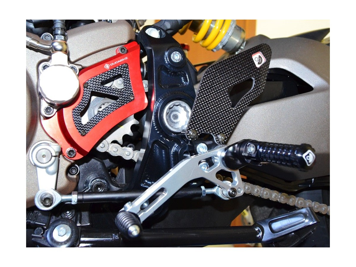 DBK Rearset Pilot Adjustable Ducati Monster 2014-2017 - Adventure Parts