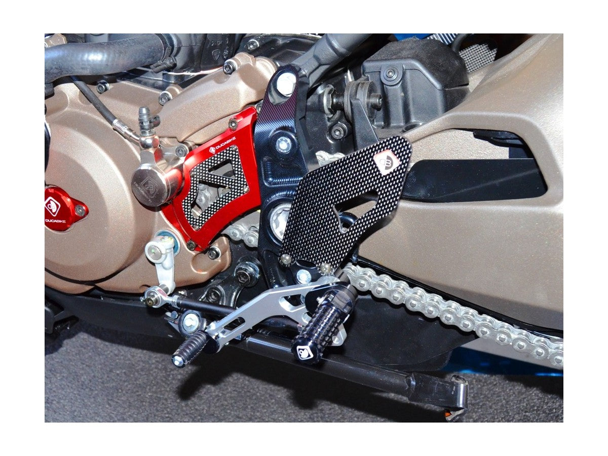 DBK Rearset Pilot Adjustable Ducati Monster 2014-2017 - Adventure Parts