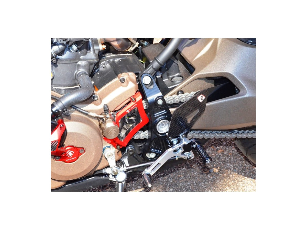 DBK Rearset Pilot Adjustable Ducati Monster 2014-2017 - Adventure Parts