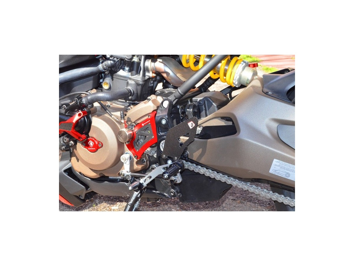 DBK Rearset Pilot Adjustable Ducati Monster 2014-2017 - Adventure Parts