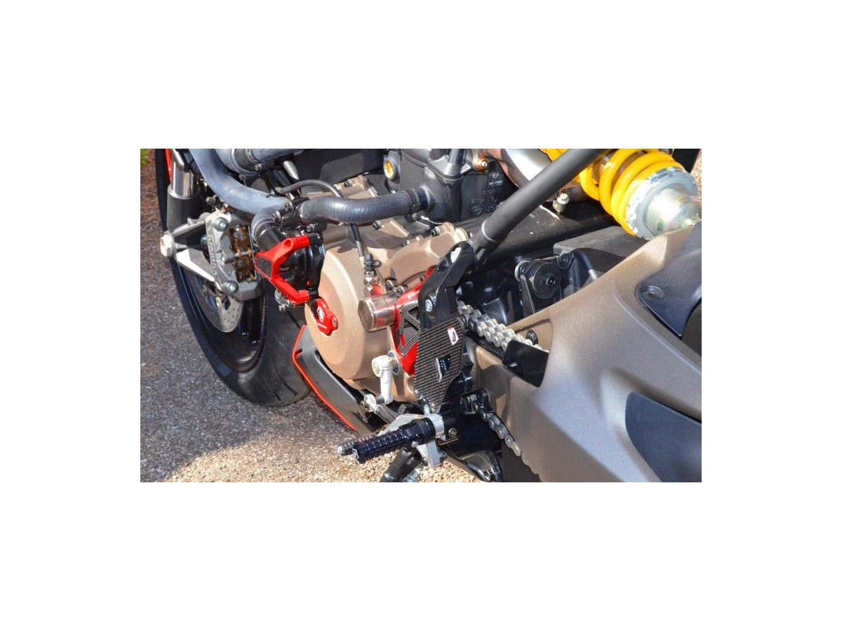 DBK Rearset Pilot Adjustable Ducati Monster 2014-2017 - Adventure Parts