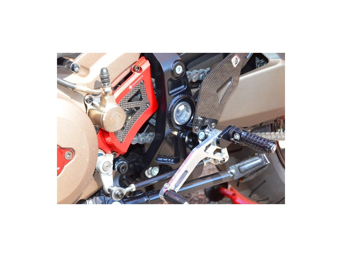 DBK Rearset Pilot Adjustable Ducati Monster 2014-2017 - Adventure Parts