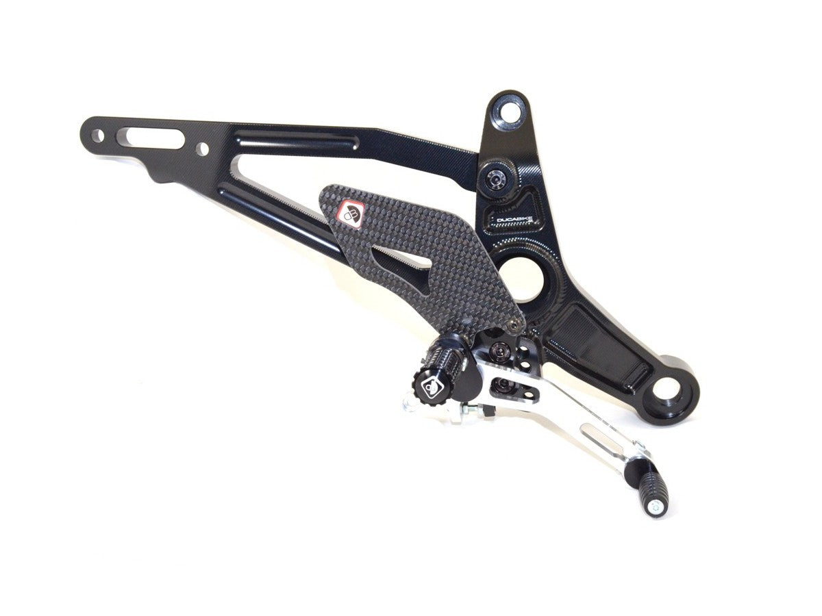 DBK Rearset Pilot Adjustable Ducati Monster 2014-2017 - Adventure Parts