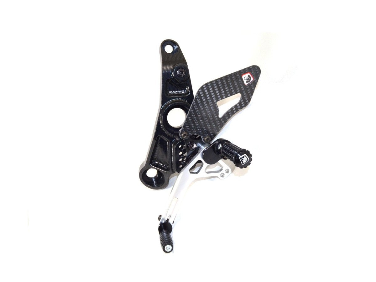 DBK Rearset Pilot Adjustable Ducati Monster 2014-2017 - Adventure Parts