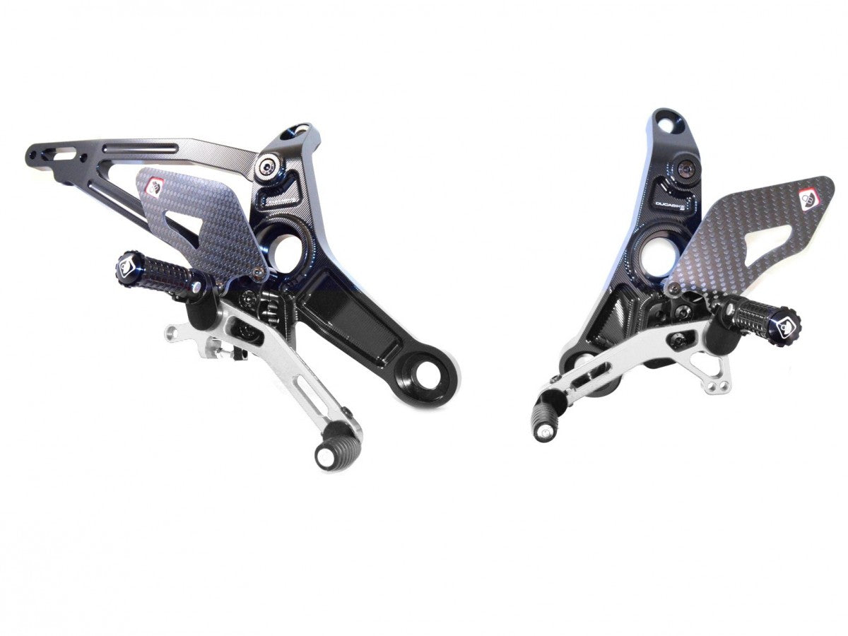 DBK Rearset Pilot Adjustable Ducati Monster 2014-2017 - Adventure Parts