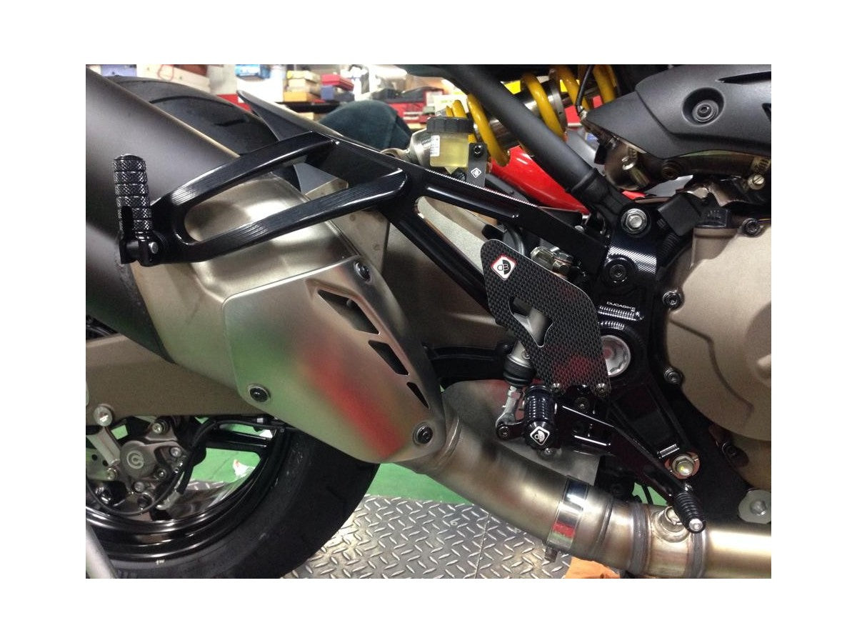 DBK Rearset Pilot Adjustable Ducati Monster 2014-2017 - Adventure Parts