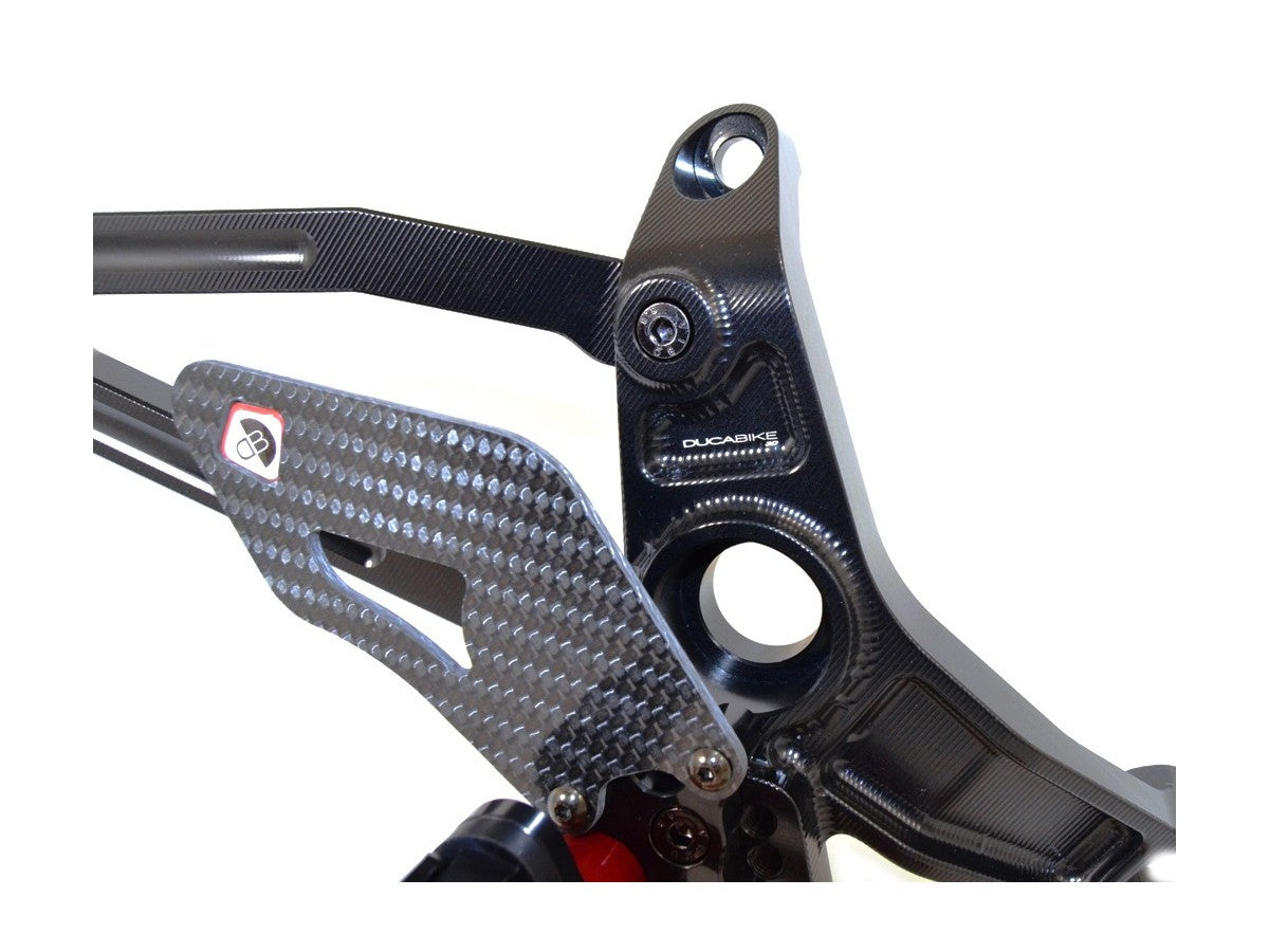 DBK Rearset Pilot Adjustable Ducati Monster 2014-2017 - Adventure Parts
