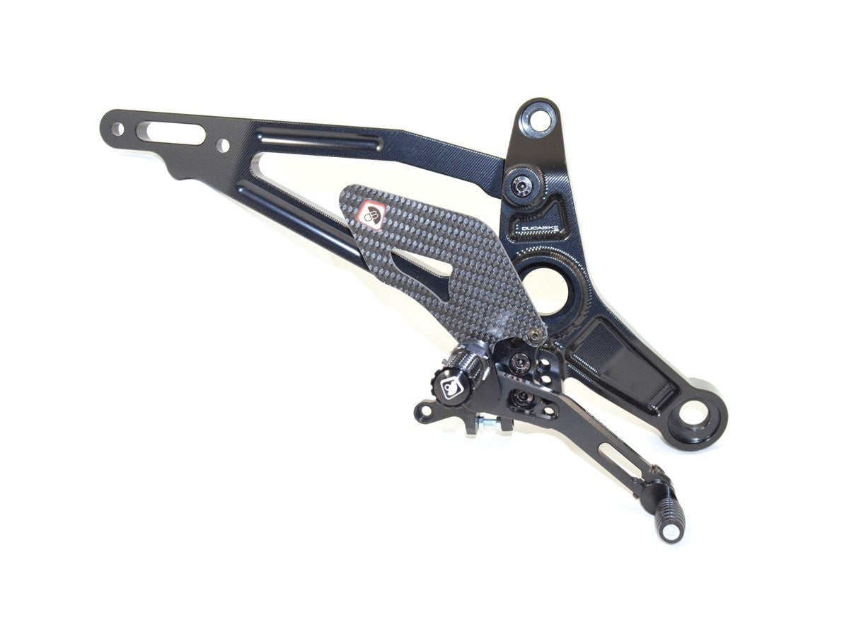 DBK Rearset Pilot Adjustable Ducati Monster 2014-2017 - Adventure Parts