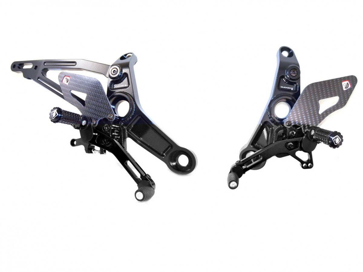 DBK Rearset Pilot Adjustable Ducati Monster 2014-2017 - Adventure Parts