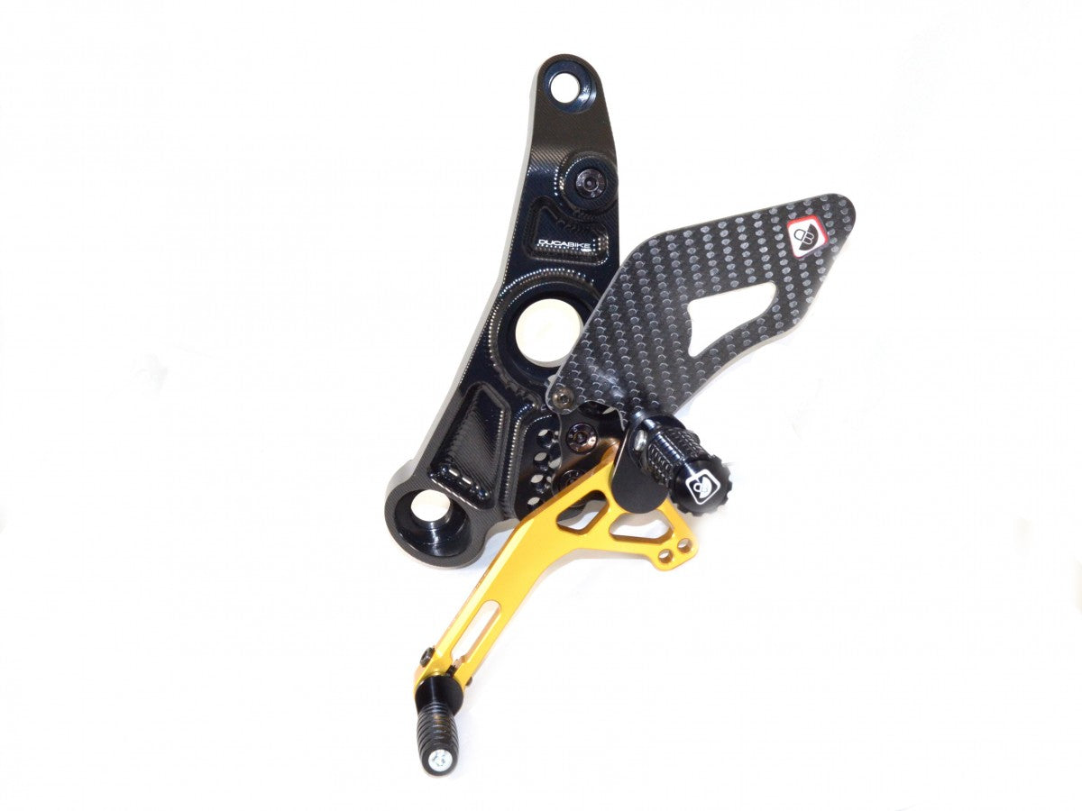 DBK Rearset Pilot Adjustable Ducati Monster 2014-2017 - Adventure Parts