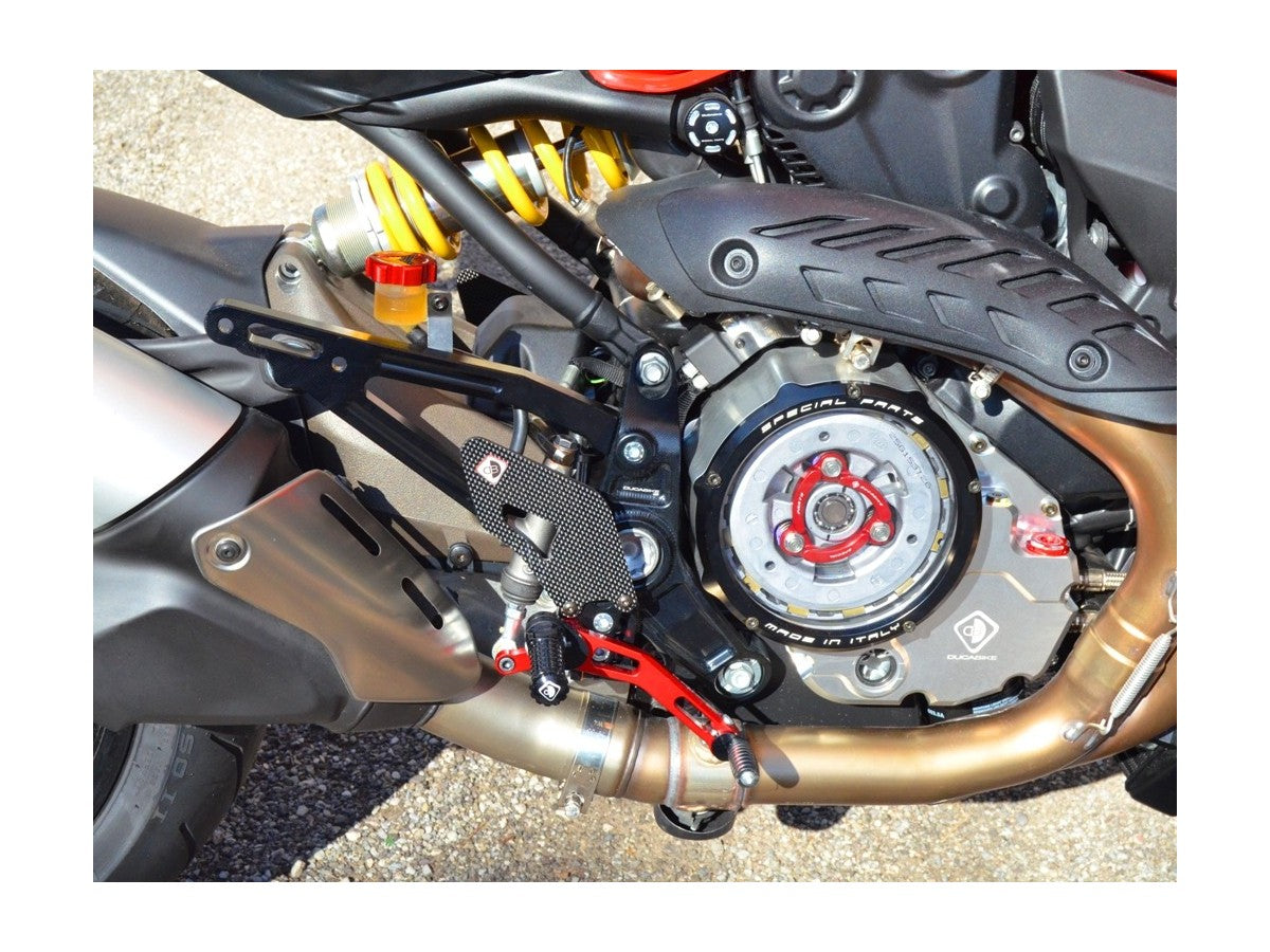 DBK Rearset Pilot Adjustable Ducati Monster 2014-2017 - Adventure Parts