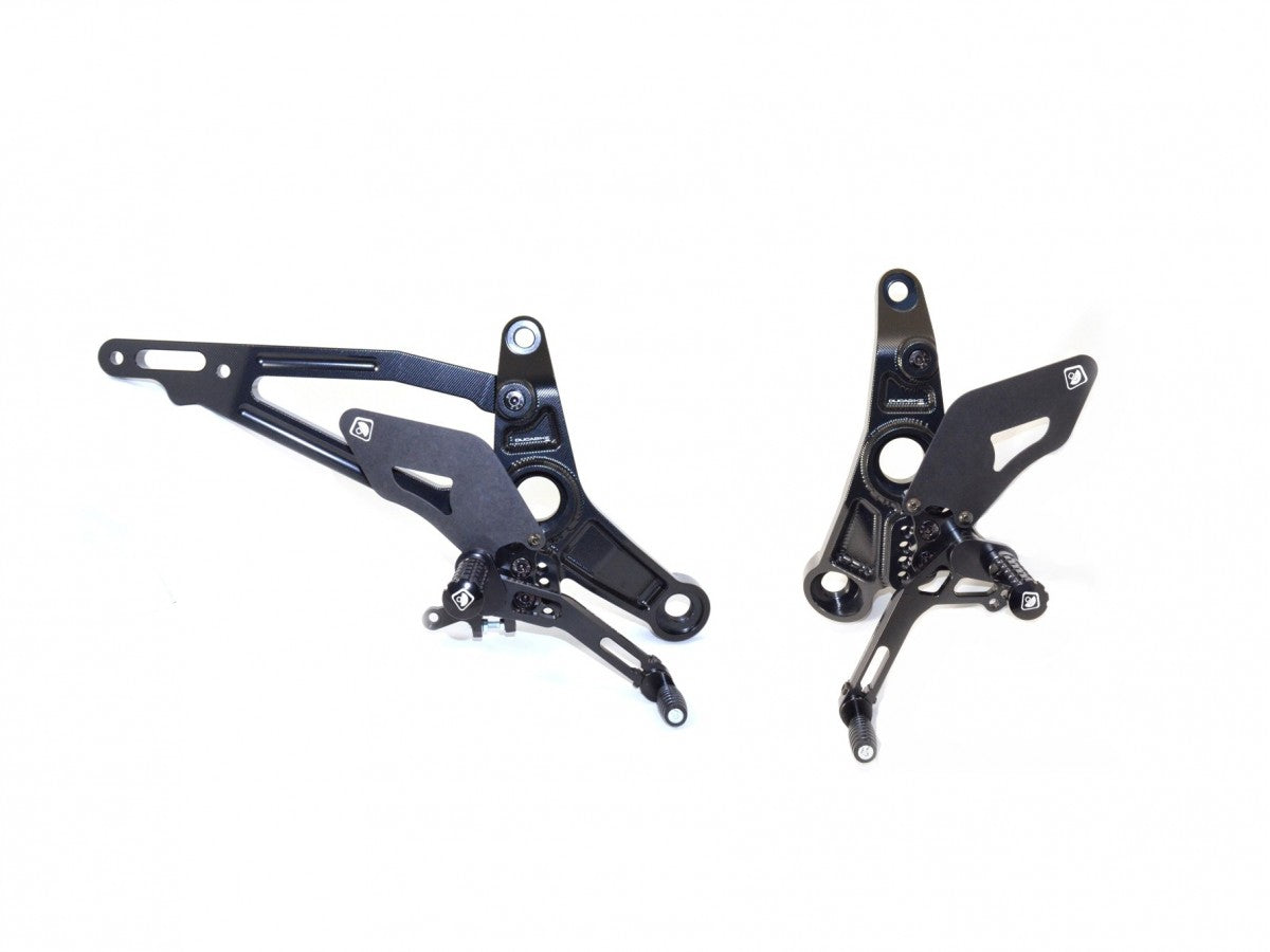 DBK Rearset Pilot Adjustable Ducati Monster 2014-2017 - Adventure Parts