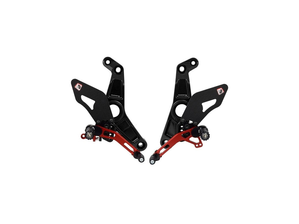 DBK Rearset Adjustable Ducati Monster 1200R 2016-2019 - Adventure Parts