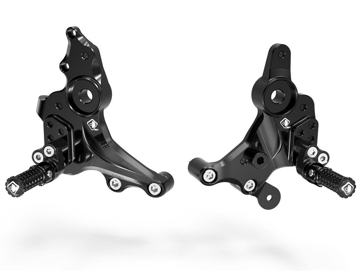 DBK Adjustable Rearset Ducati Monster 2021-2025 - Adventure Parts