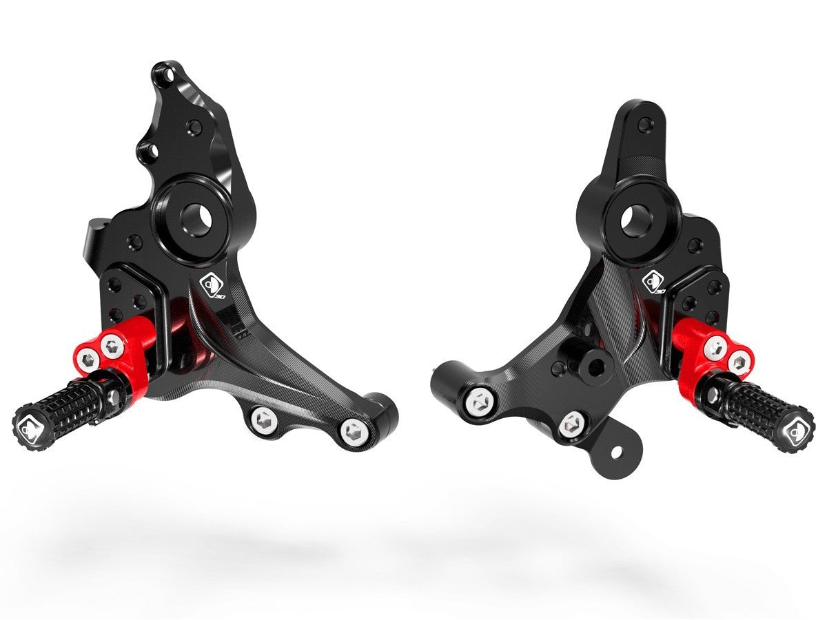 DBK Adjustable Rearset Ducati Monster 2021-2025 - Adventure Parts