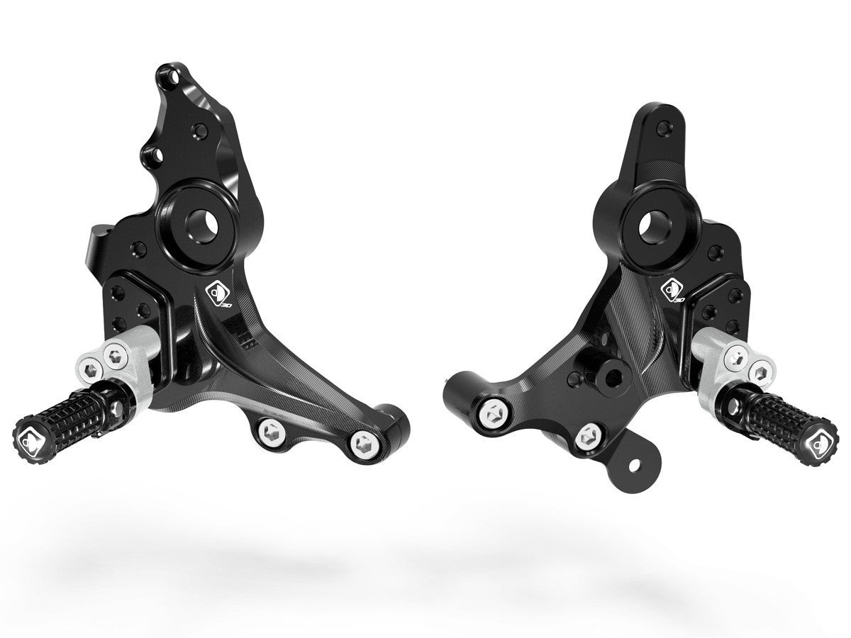 DBK Adjustable Rearset Ducati Monster 2021-2025 - Adventure Parts