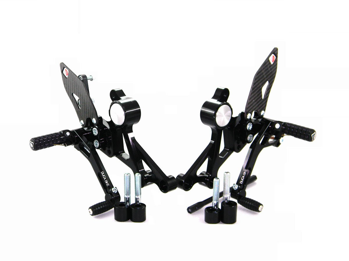 DBK Rearset Pilot Adjustable Ducati Monster 2008-2014 - Adventure Parts