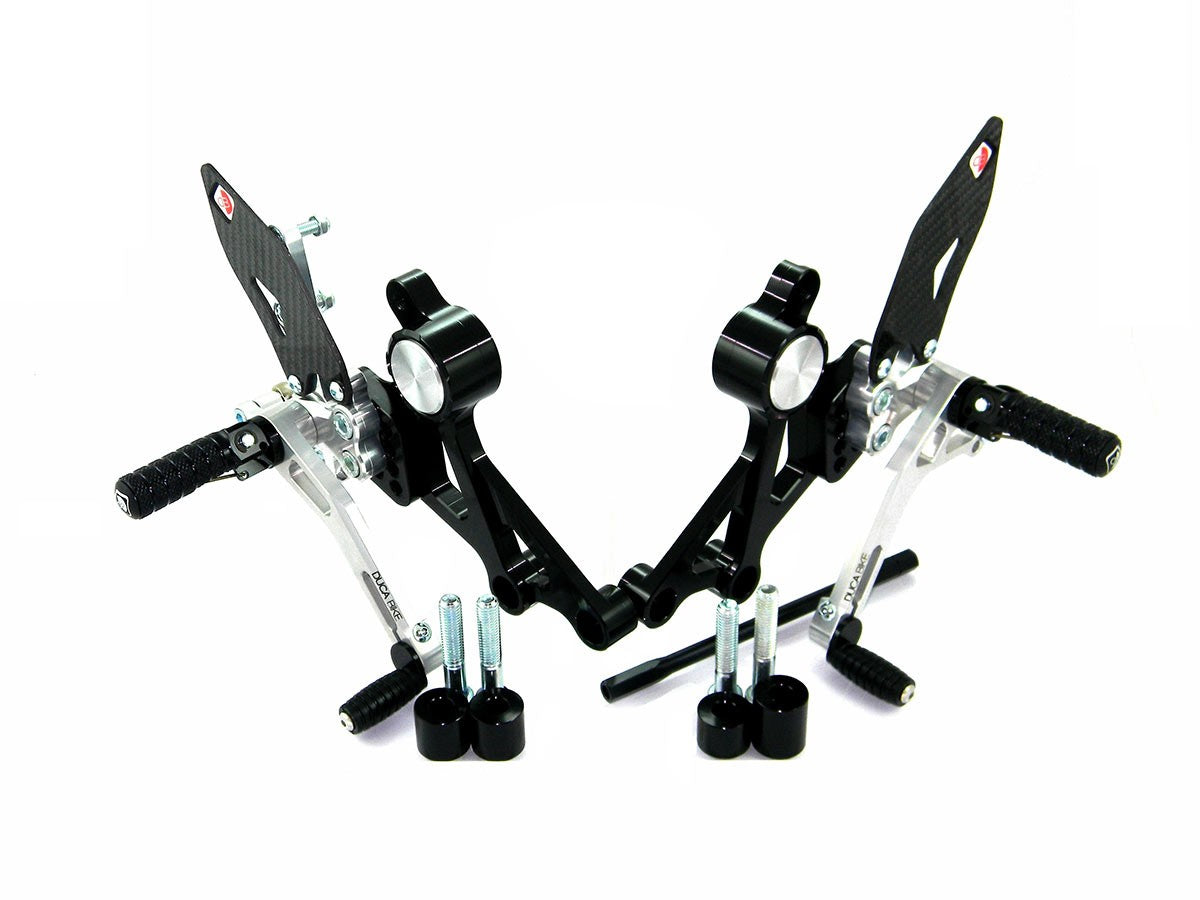 DBK Rearset Pilot Adjustable Ducati Monster 2008-2014 - Adventure Parts