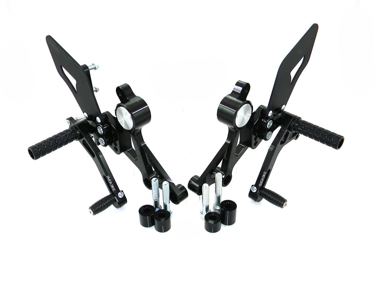 DBK Rearset Pilot Adjustable Ducati Monster 2008-2014 - Adventure Parts