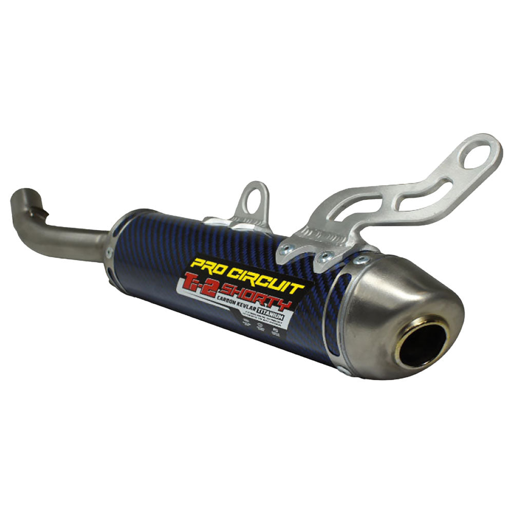 Pro Circuit Ti-2 Shorty Blue Silencer Yamaha YZ250 2003–2026 - Adventure Parts