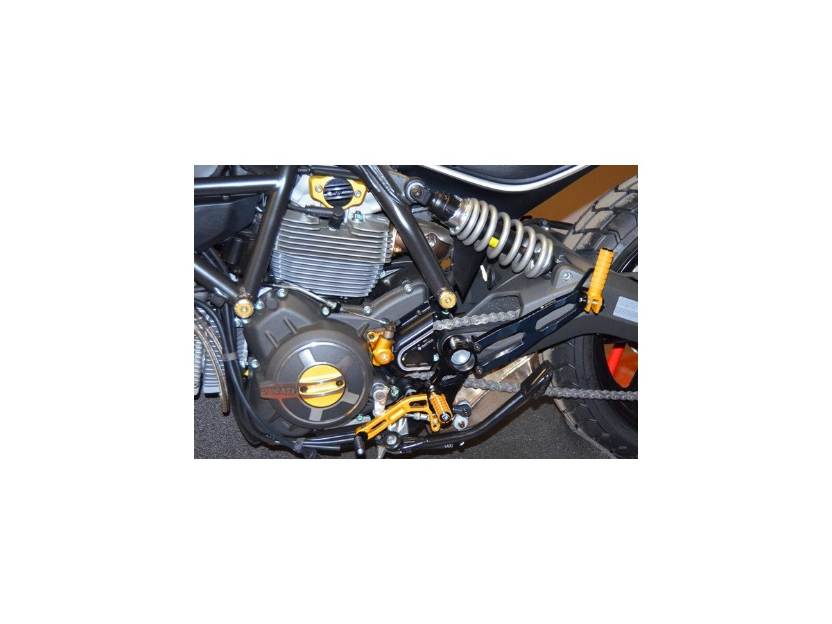 97 DBK Rearset Passenger Kit Ducati Monster 797 2017-2020