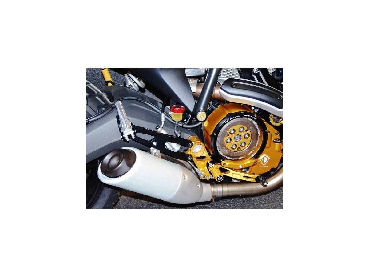 97 DBK Rearset Passenger Kit Ducati Monster 797 2017-2020