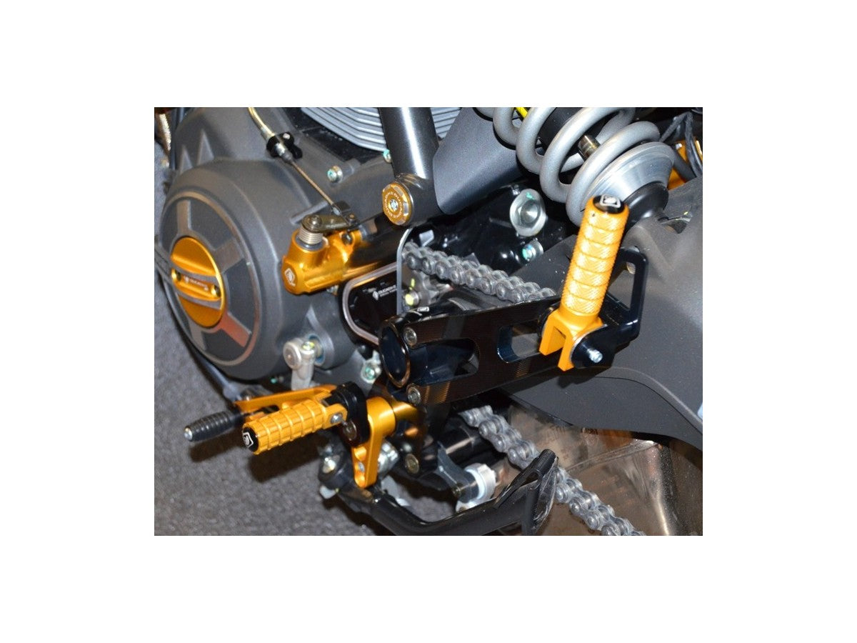 97 DBK Rearset Passenger Kit Ducati Monster 797 2017-2020