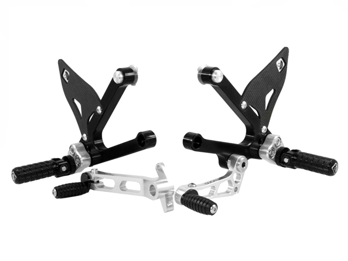 DBK Rearset Pilot Adjustable Ducati Super Sport 1999-2007 - Adventure Parts