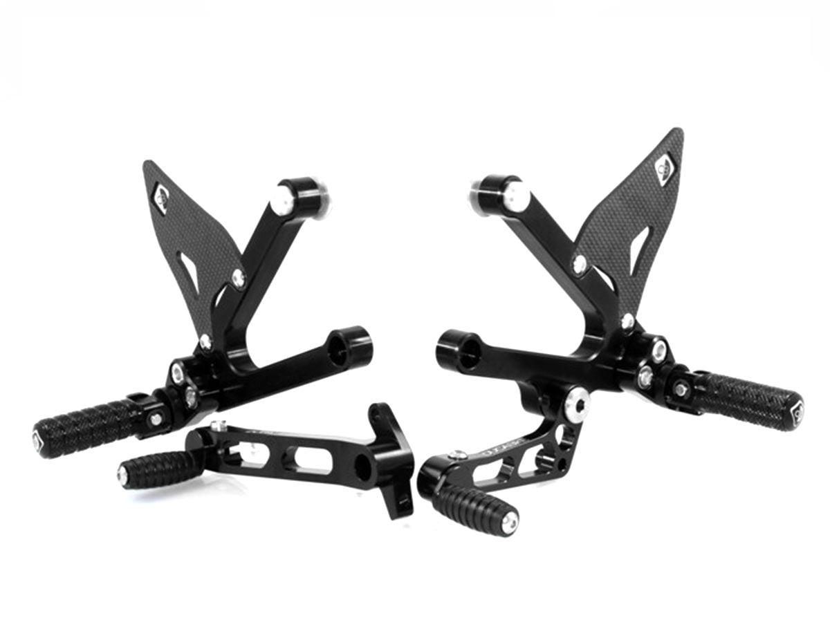 DBK Rearset Pilot Adjustable Ducati Super Sport 1999-2007 - Adventure Parts