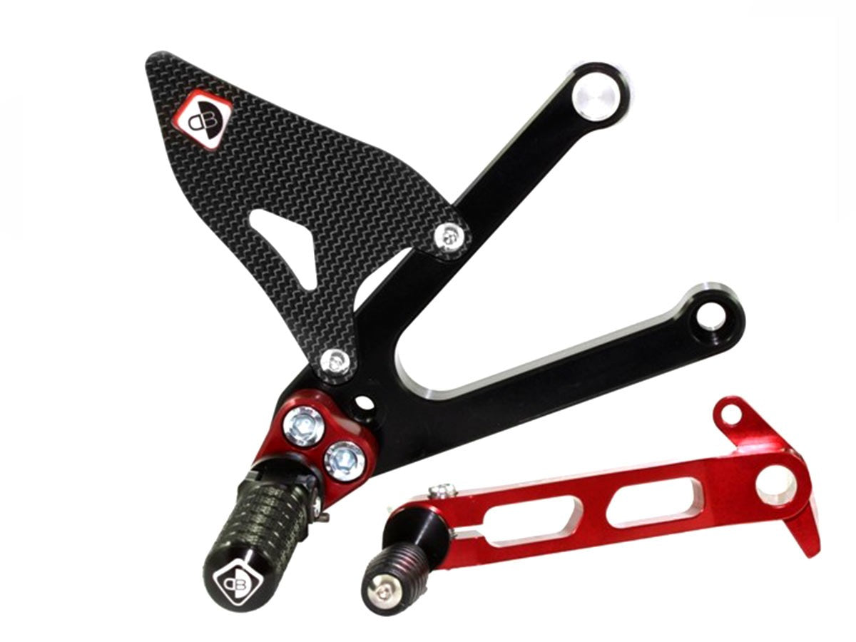 DBK Rearset Pilot Adjustable Ducati Super Sport 1999-2007 - Adventure Parts