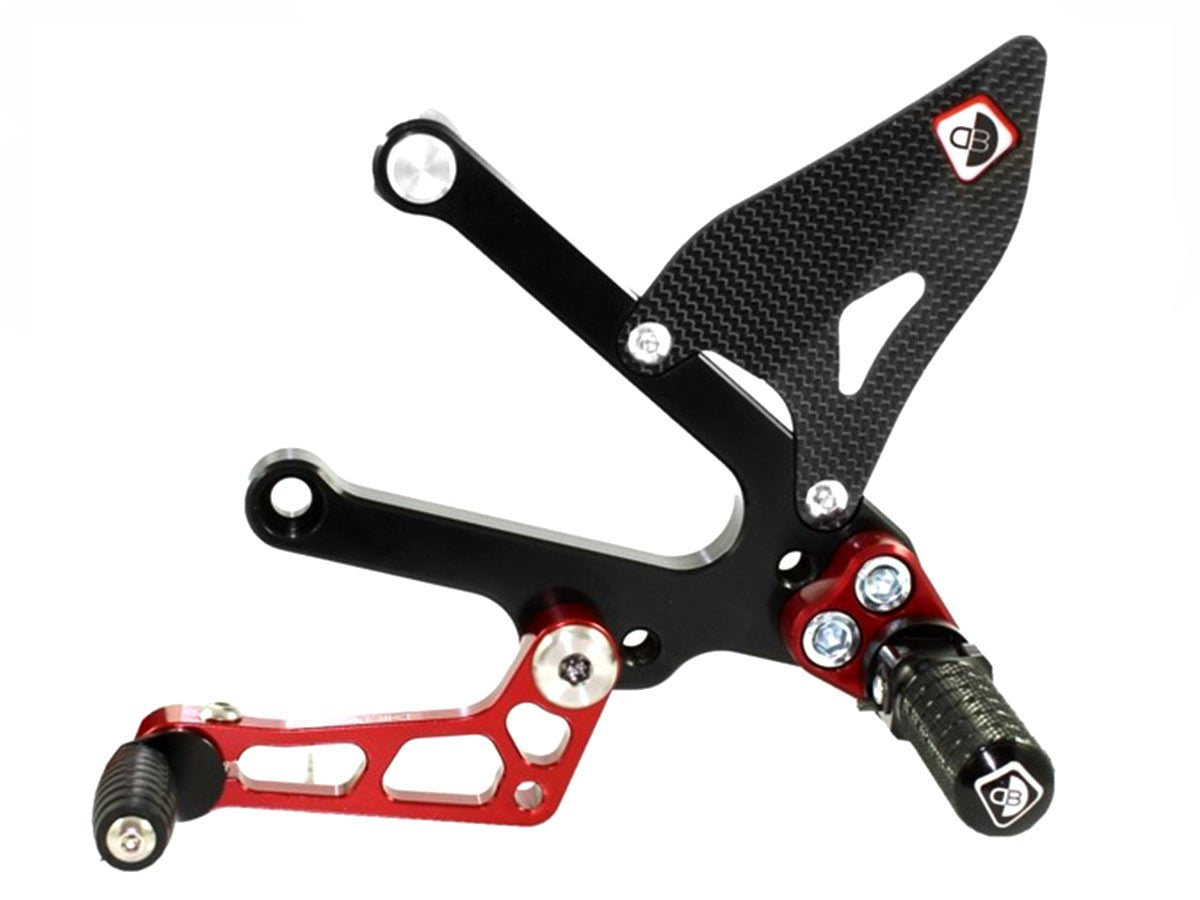 DBK Rearset Pilot Adjustable Ducati Super Sport 1999-2007 - Adventure Parts
