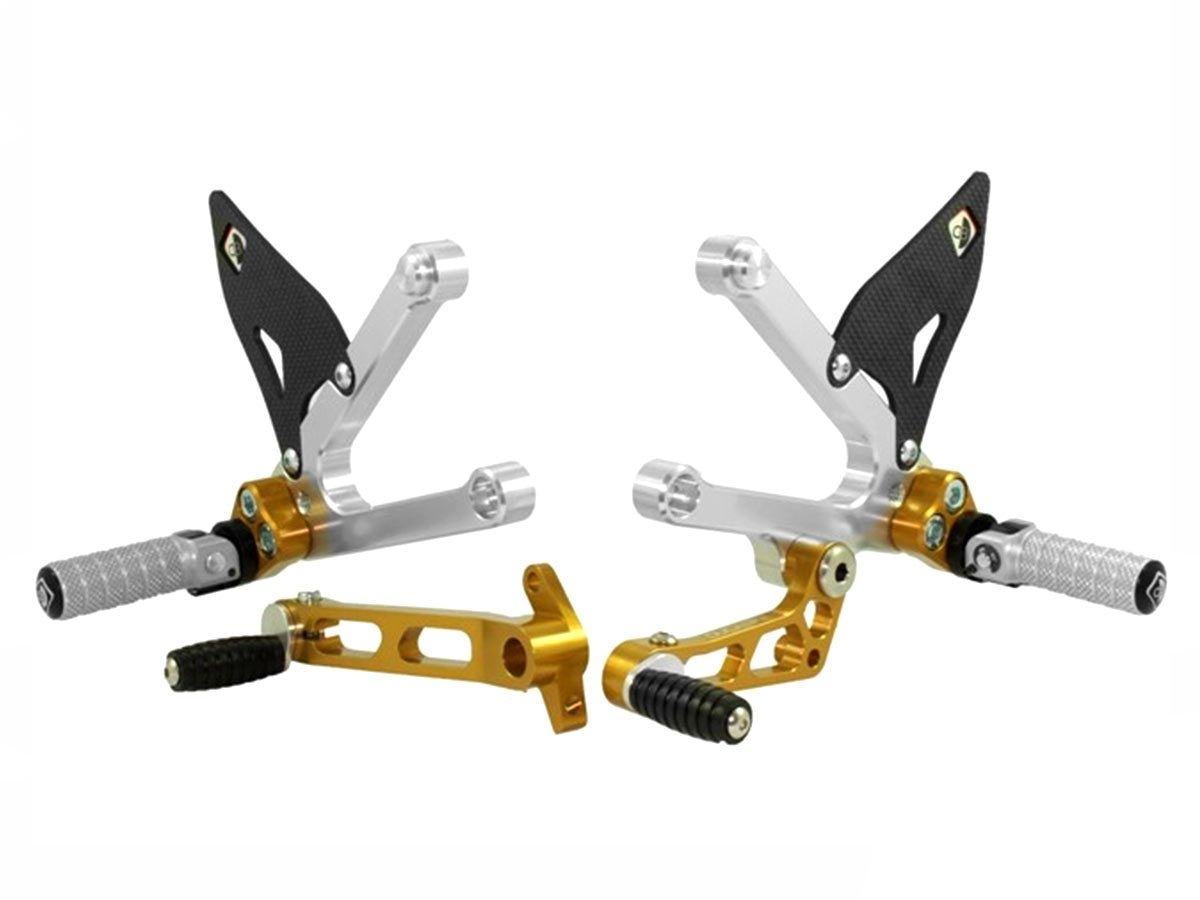 DBK Rearset Pilot Adjustable Ducati Super Sport 1999-2007 - Adventure Parts