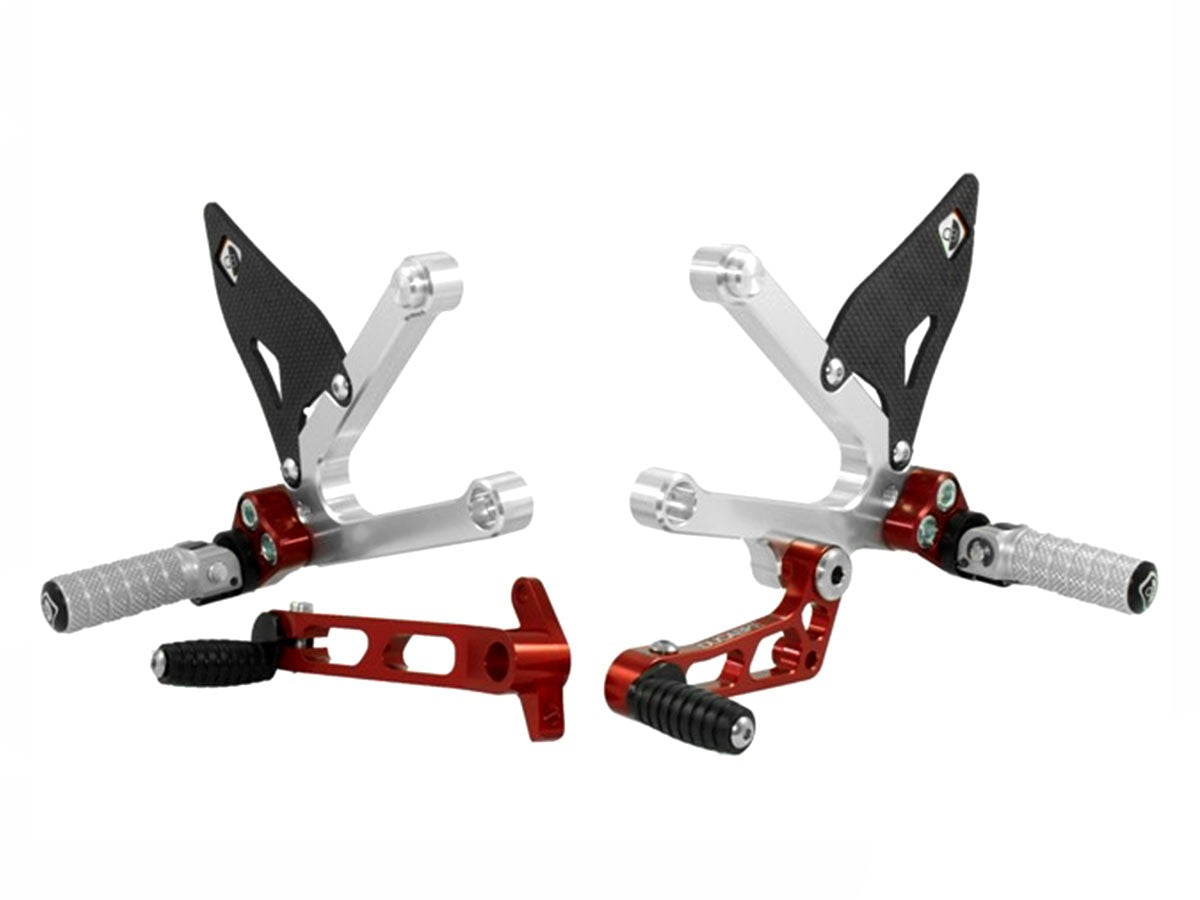 DBK Rearset Pilot Adjustable Ducati Super Sport 1999-2007 - Adventure Parts