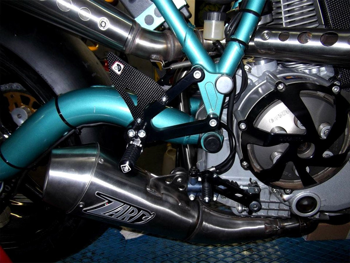 DBK Rearset Pilot Adjustable Ducati Super Sport 1999-2007 - Adventure Parts