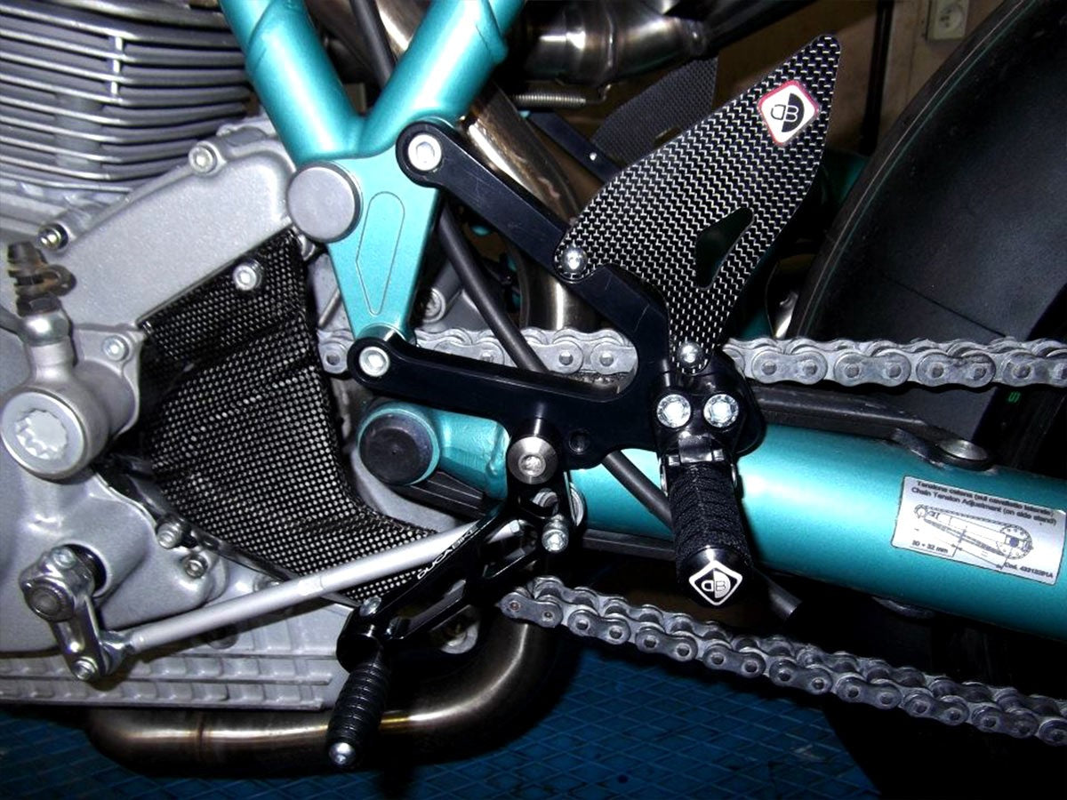 DBK Rearset Pilot Adjustable Ducati Super Sport 1999-2007 - Adventure Parts