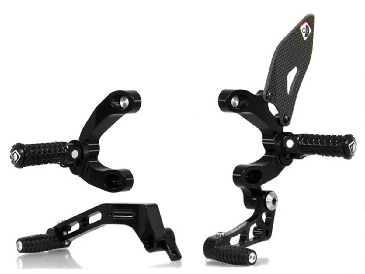 DBK Rearset Pilot Adjustable Ducati Streetfighter 2009-2015 - Adventure Parts
