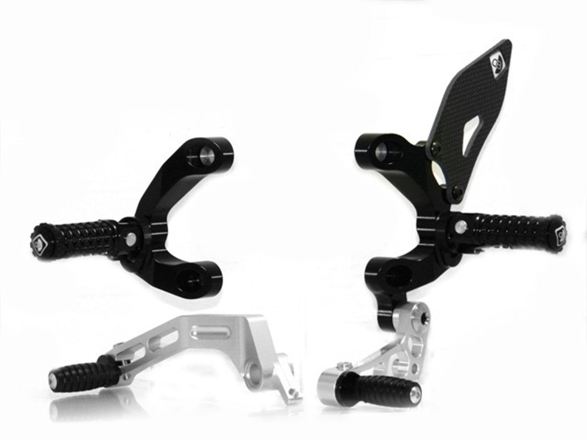 DBK Rearset Pilot Adjustable Ducati Streetfighter 2009-2015 - Adventure Parts