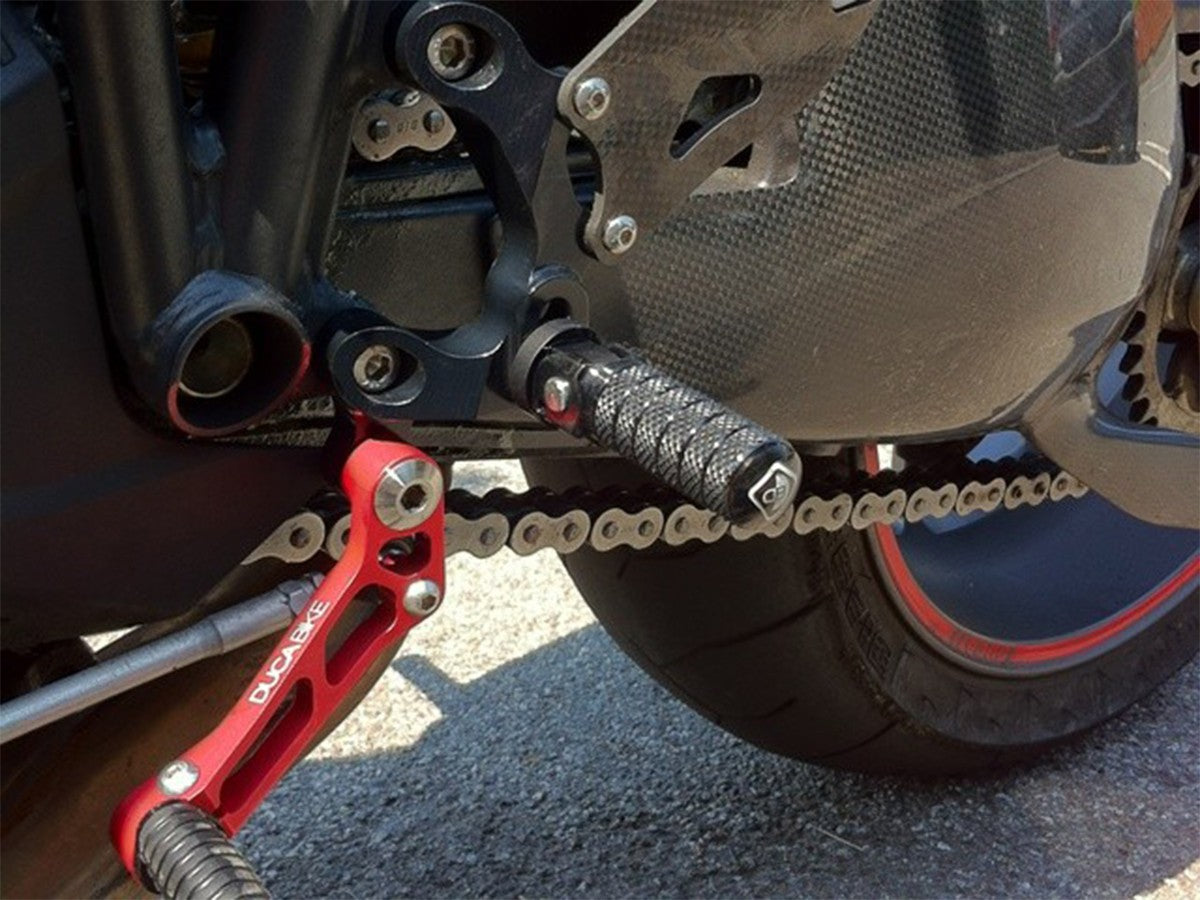 DBK Rearset Pilot Adjustable Ducati Streetfighter 2009-2015 - Adventure Parts