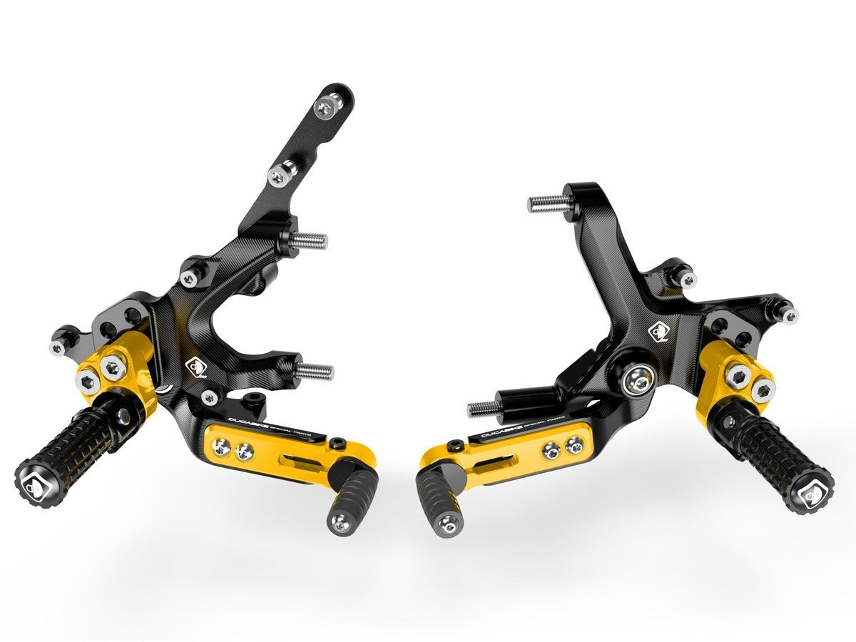 DBK Rearset Adjustable Ducati Streetfighter V2 2022-2024 - Adventure Parts