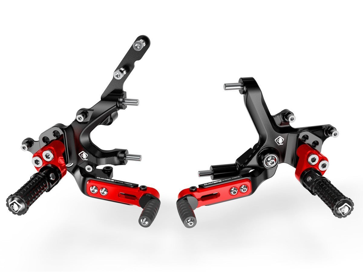 DBK Rearset Adjustable Ducati Streetfighter V2 2022-2024 - Adventure Parts