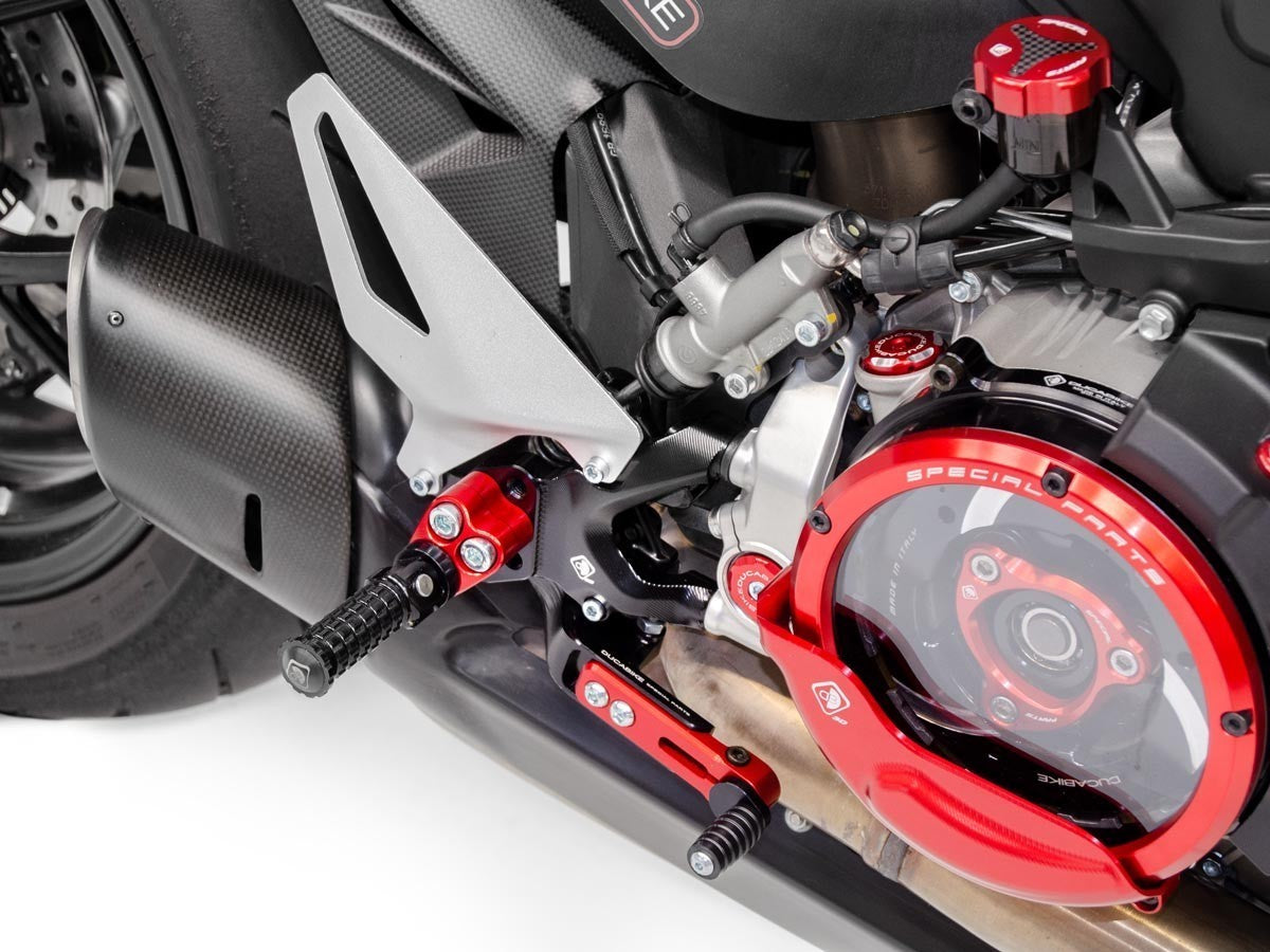 DBK Rearset Adjustable Ducati Streetfighter V2 2022-2024 - Adventure Parts