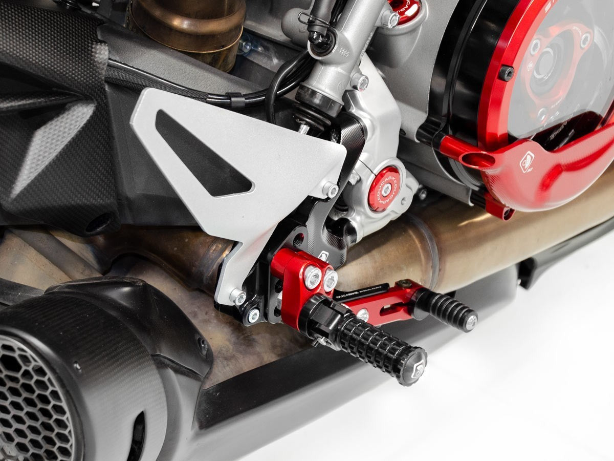 DBK Rearset Adjustable Ducati Streetfighter V2 2022-2024 - Adventure Parts