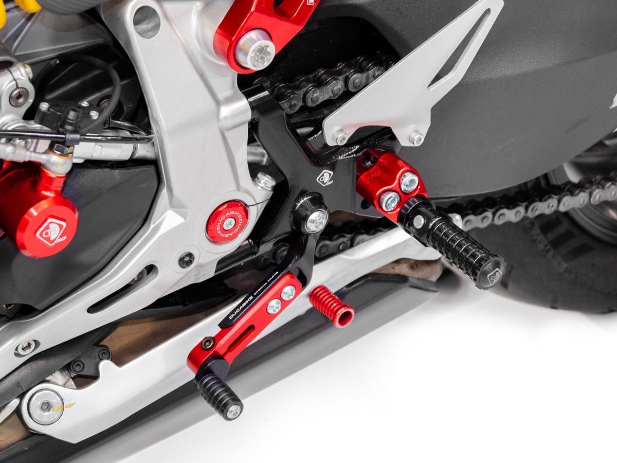 DBK Rearset Adjustable Ducati Streetfighter V2 2022-2024 - Adventure Parts